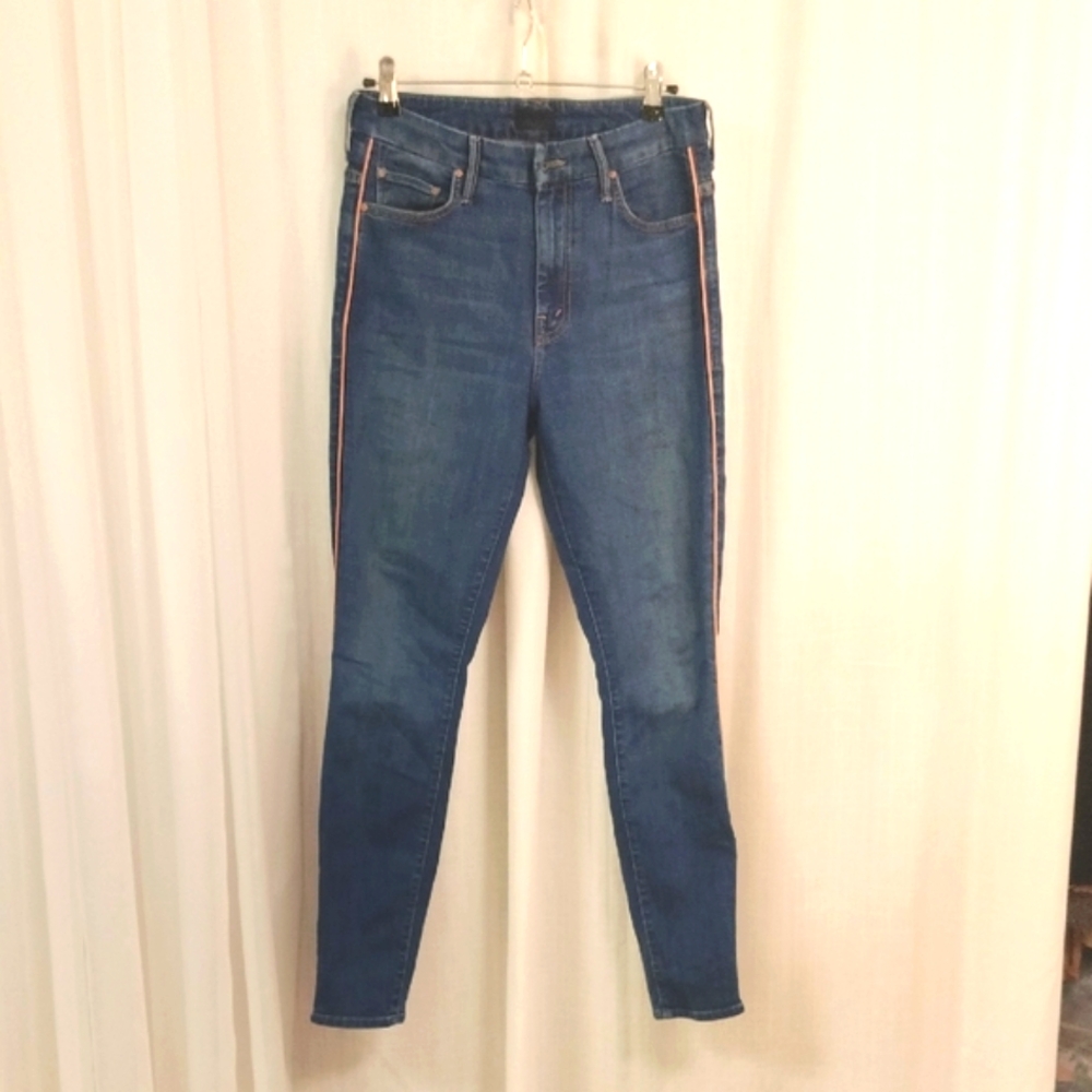 Mother Jeans High Waisted Looker Women's Size 29‎ Medium Wash